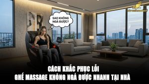 Cách khắc phục lỗi ghế massage không ngả được