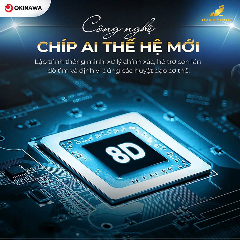 Chip AI Ghế Massage Okinawa Empire