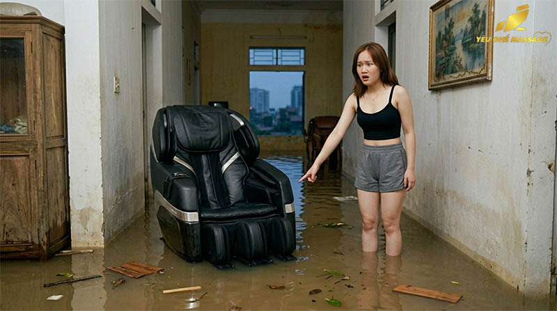 Ghế Massage Bị Ngập Nước: Cách Xử Lý đúng cách và An Toàn Tại Nhà Ghế Massage Bị Ngập Nước