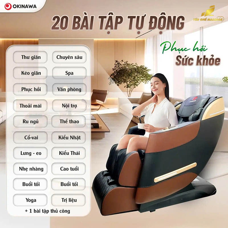 Ghế massage Okinawa Pacify-12