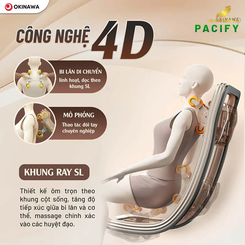 Ghế massage Okinawa Pacify-2