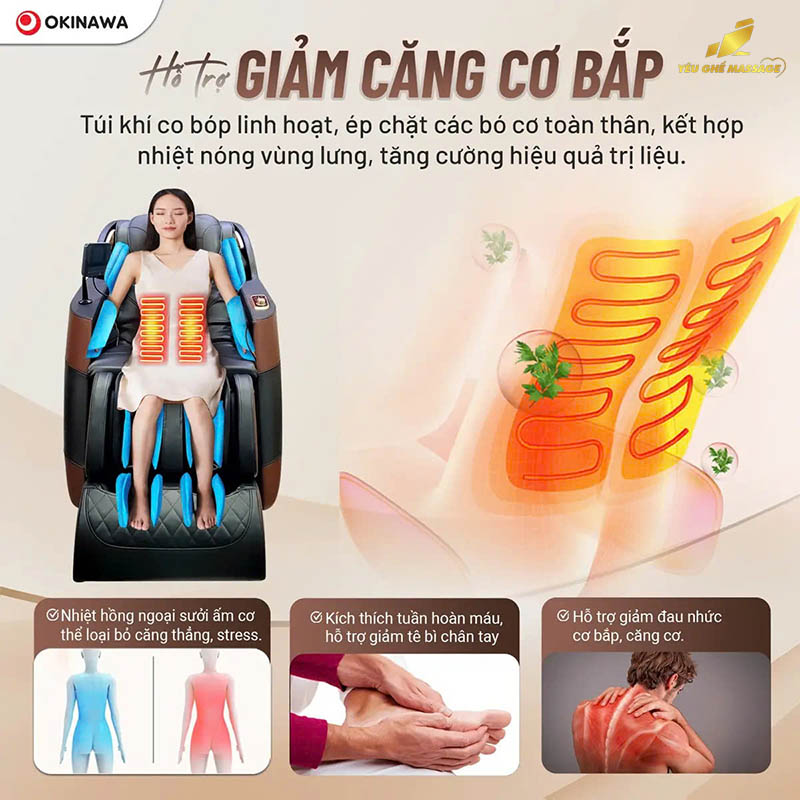 Ghế massage Okinawa Pacify-7