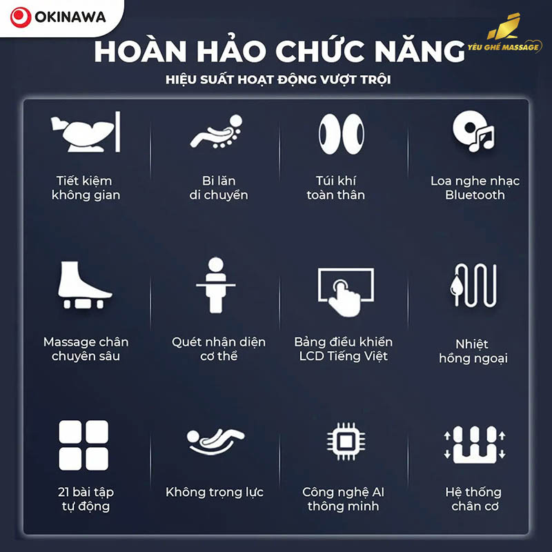 Ghế massage Okinawa Vintage-1