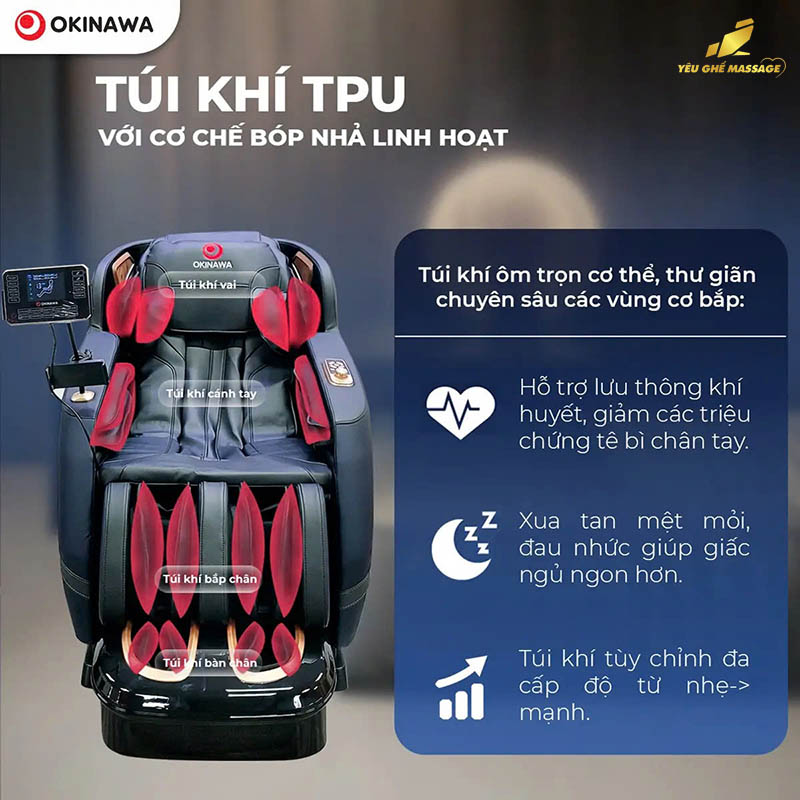 Ghế massage Okinawa Vintage-5