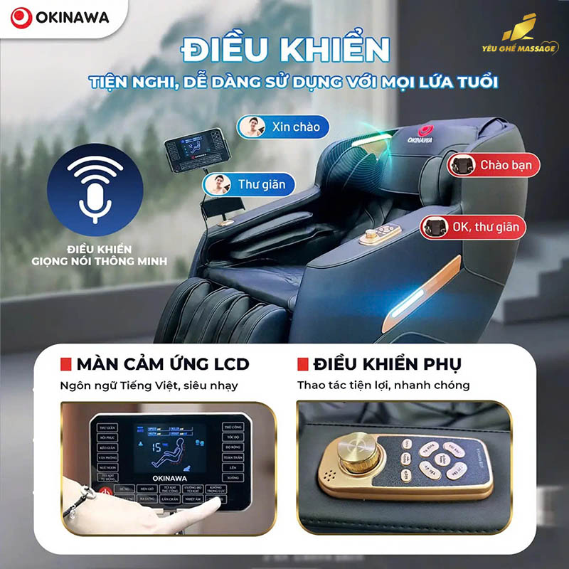 Ghế massage Okinawa Vintage-7
