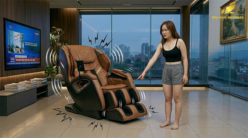 Ghế massage bị rung lắc mạnh bất thường-1