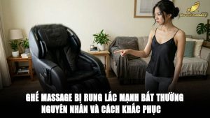 Ghế massage bị rung lắc mạnh bất thường