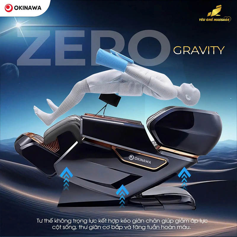 Không trọng lực Ghế Massage Okinawa Empire