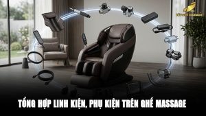 Tổng hợp Linh Kiện, Phụ Kiện Trên Ghế Massage Toàn Thân