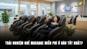 Trải Nghiệm Ghế Massage Miễn Phí Ở Đâu Tốt Nhất?