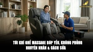 Túi khí ghế massage bóp yếu, không phồng: Nguyên nhân & Cách sửa