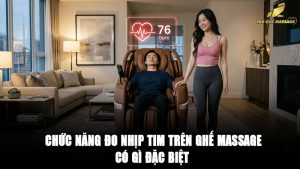Chức năng đo nhịp tim trên ghế massage có gì đặc biệt