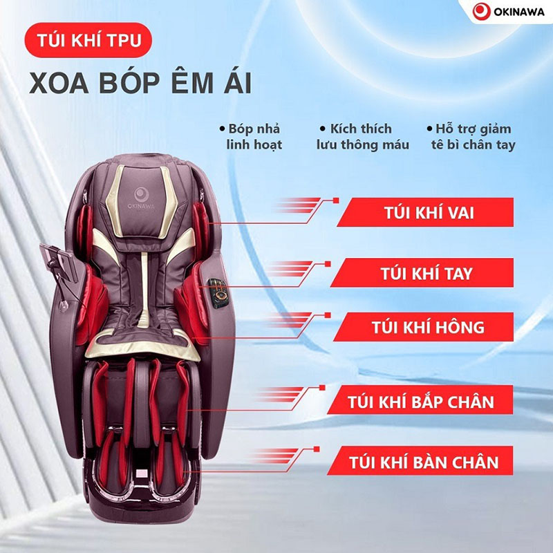 Ghế massage Okinawa S-823